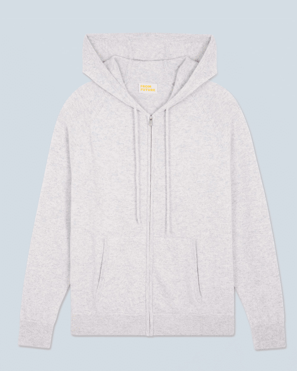 Pull Hoodie Zippé Basique
