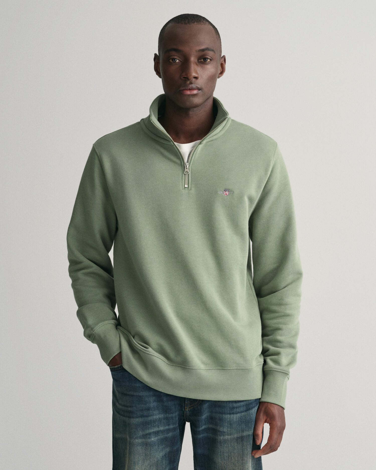 Sweat-shirt à demi-zip Shield
