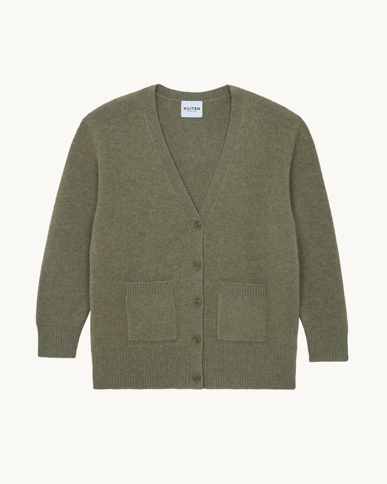 Cardigan Any kaki chiné
