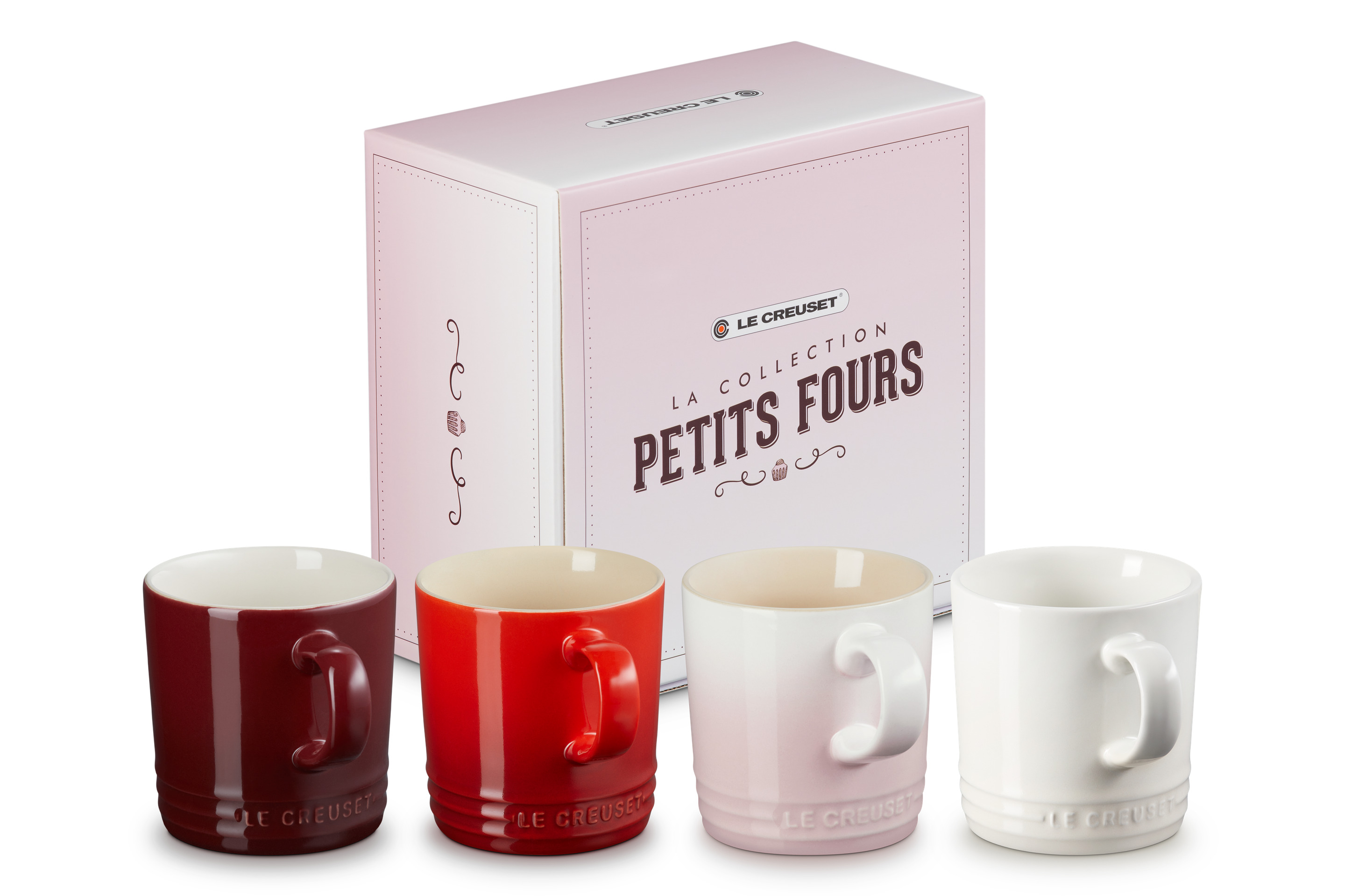 Set de 4 Mugs 350ml en céramique Collection Petits Fours