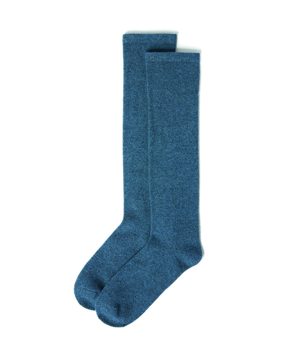 Chaussettes hautes - Accessoire - BLEU MINERAL