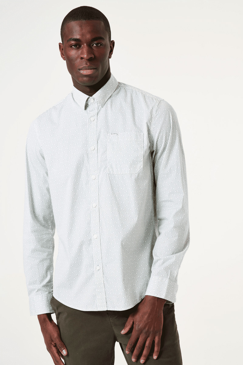 Men Shirt White