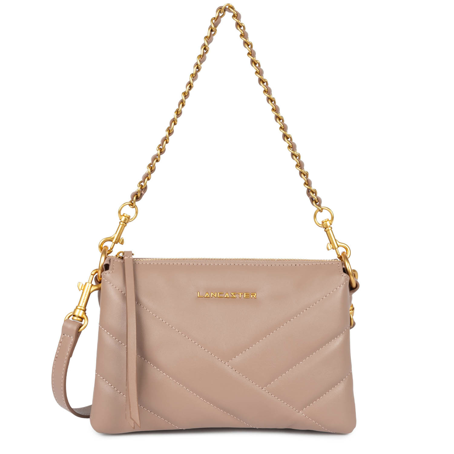 Pochette zippé S soft matelassé
