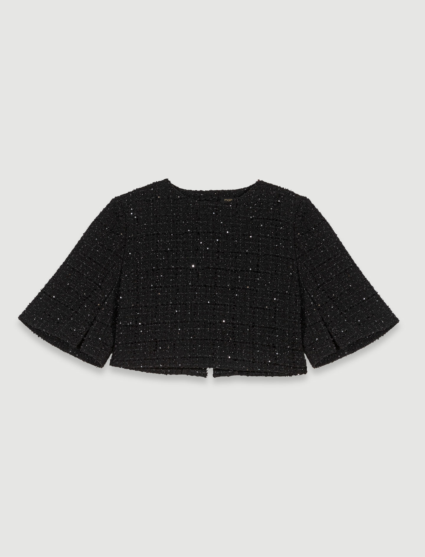 Robe courte 2-en-1 en tweed