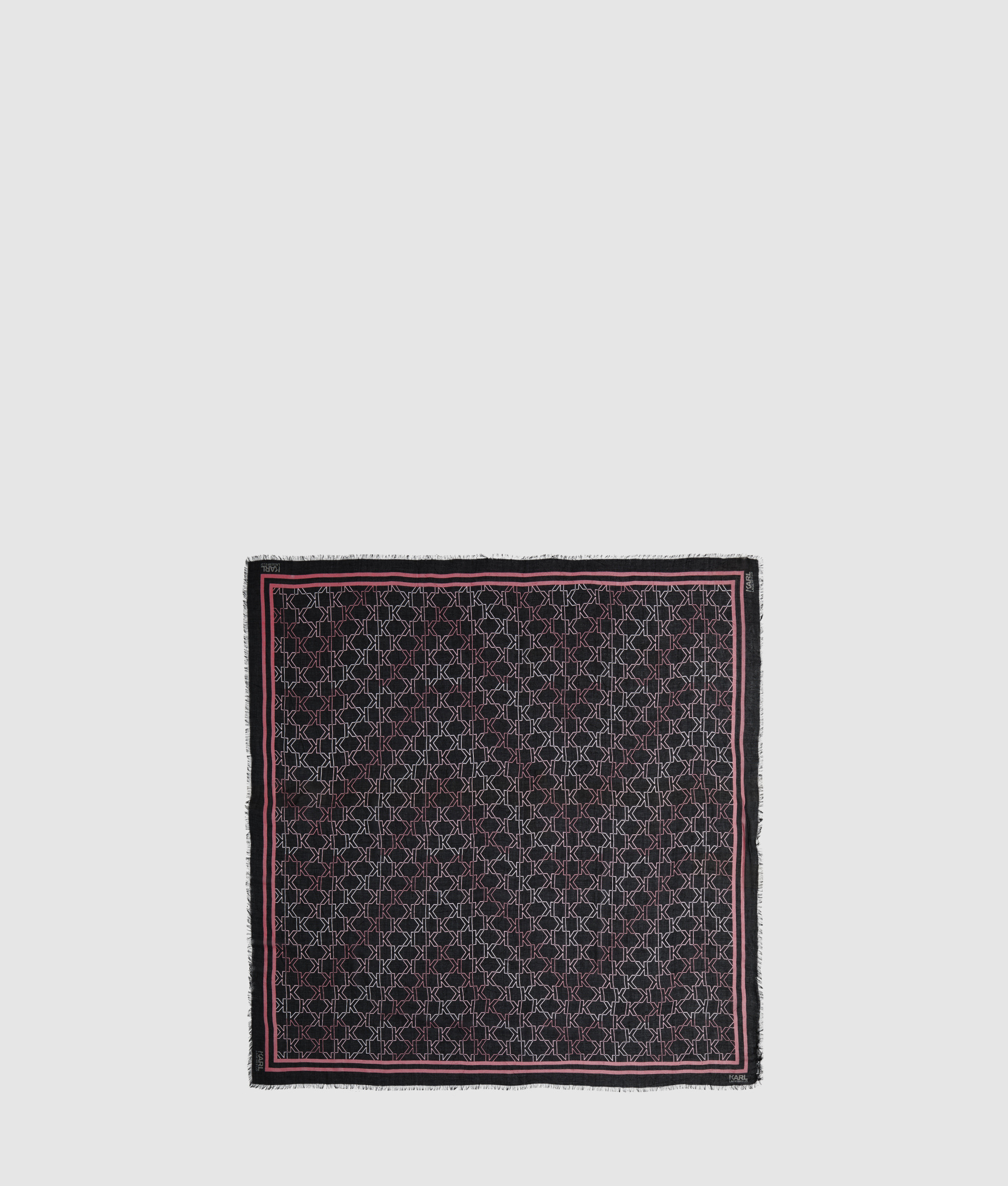 K/MONOGRAM SCARF