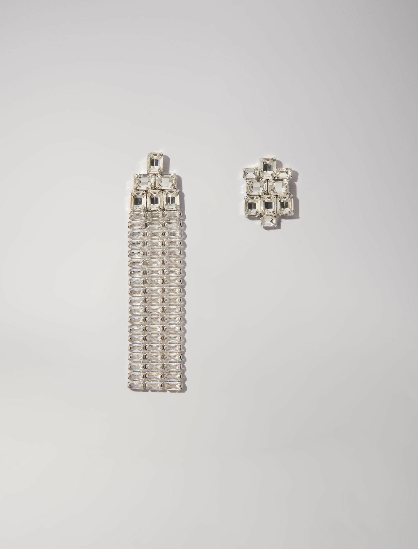 Boucles d'oreilles strass cascade