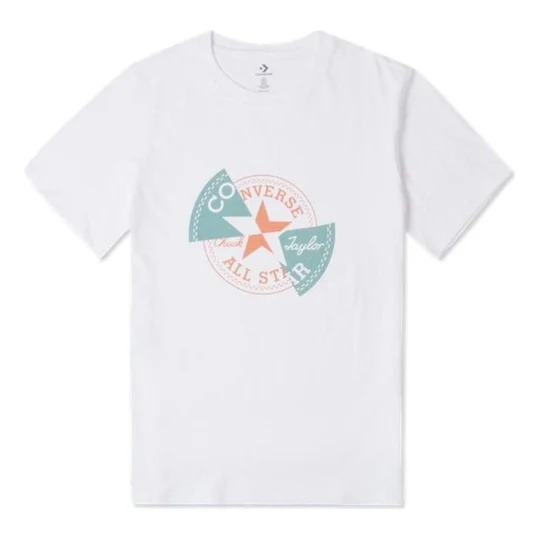 Chuck Patch Distort Tee White