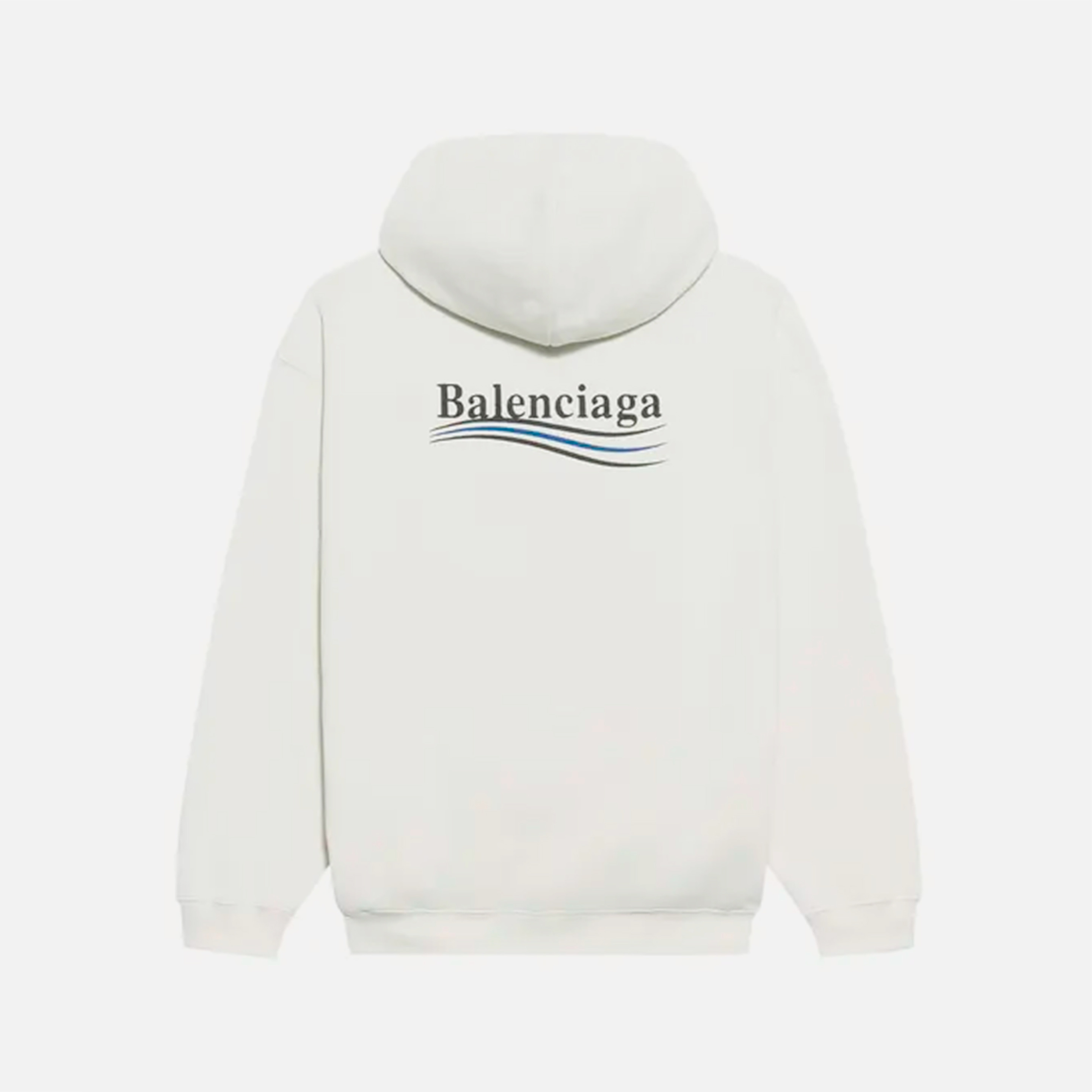 Balenciaga Hoodie Political Campaign Blanc