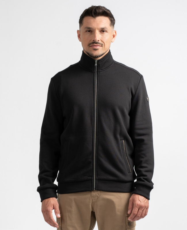 Sweat en molleton zippé