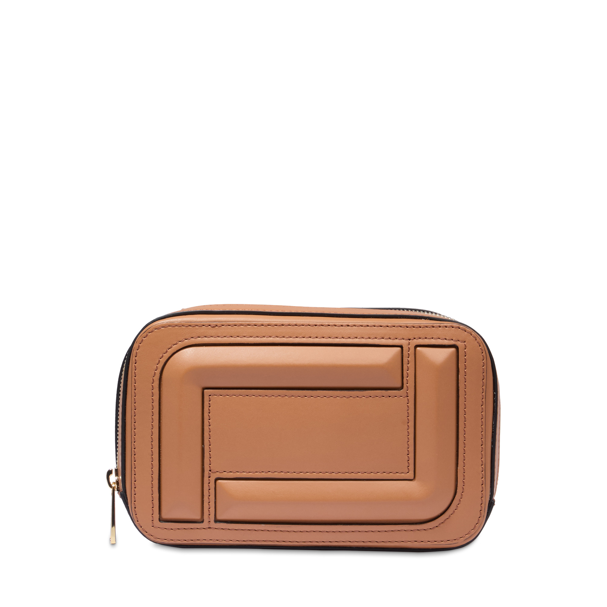 ANGELE CUIR DE LANCEL - SAC CAMERA - Camel