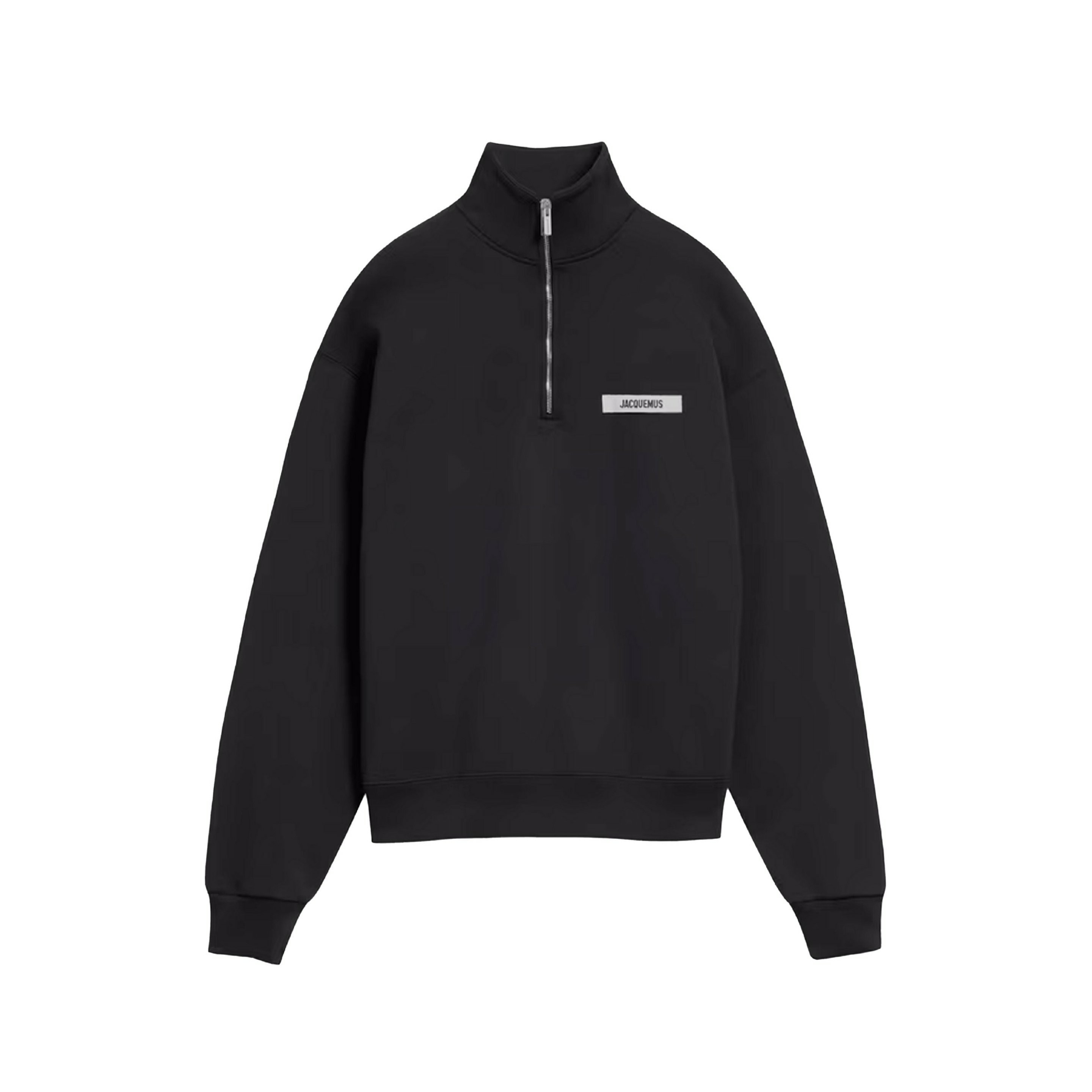 Jacquemus Pull Camionneur Gros Grain Noir