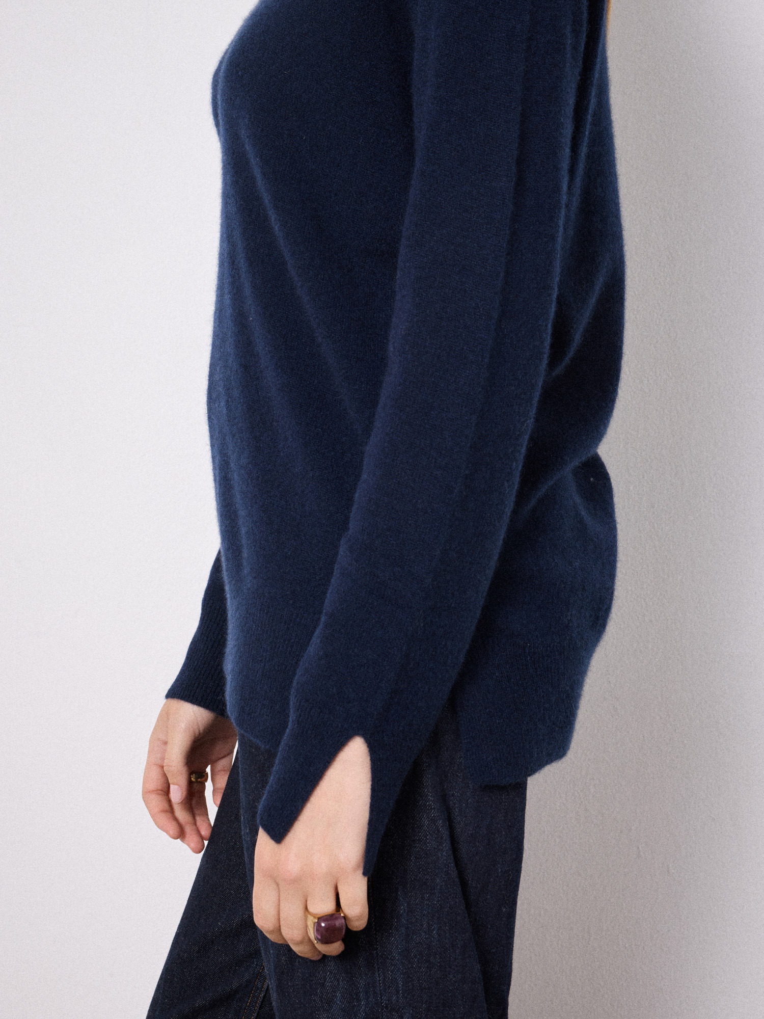 Pull cachemire Leopoldine MARINE