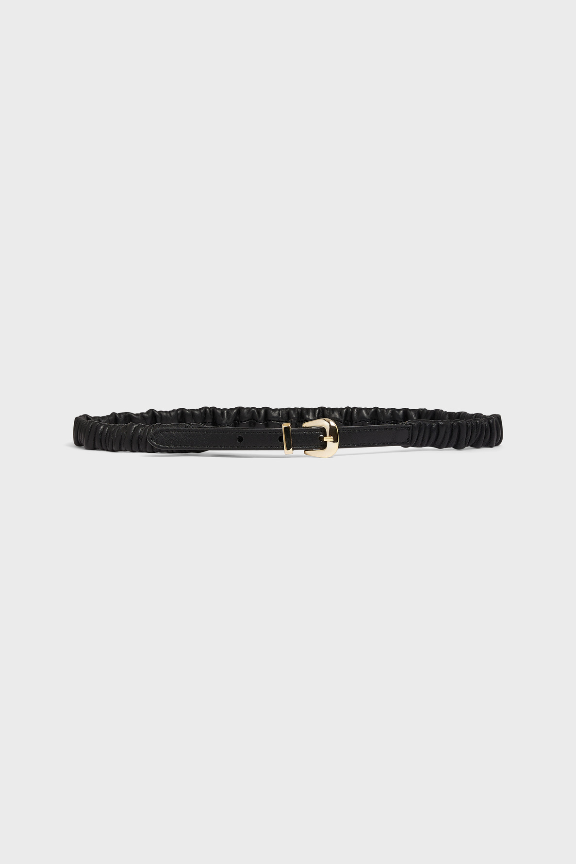 CEINTURE DEVI EN CUIR ÉLASTIQUÉ DEVI