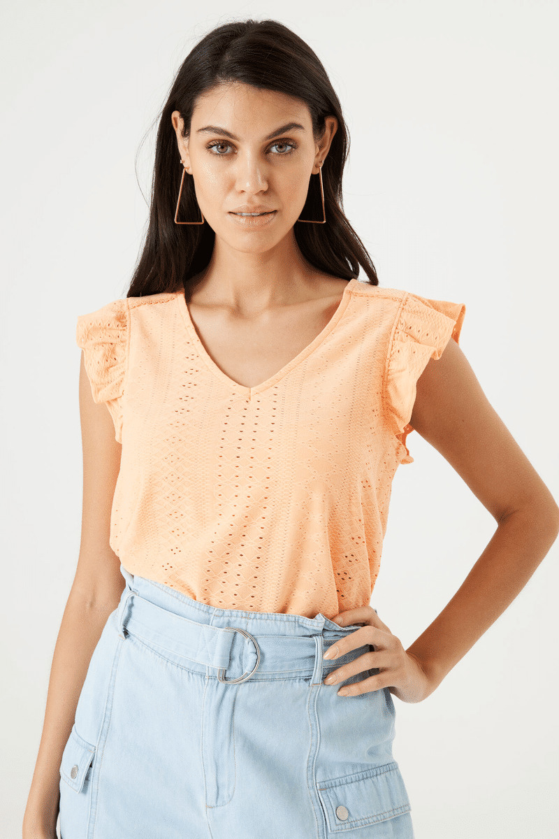 Women Top Orange