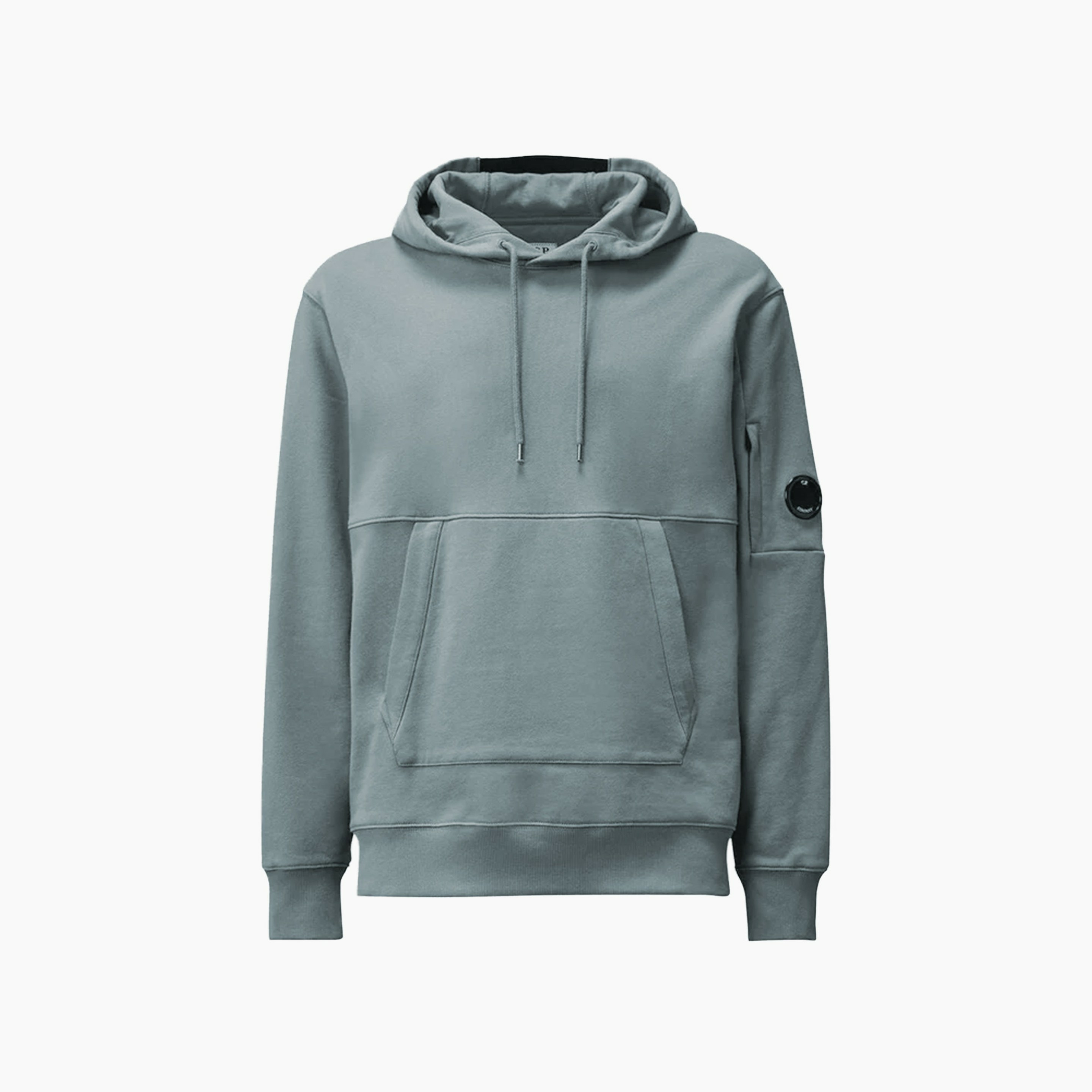 CP Company Hoodie Diagonal Raised Bleu gris