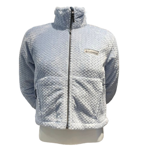 W Ruby Lake Crop Full Zip Bleu