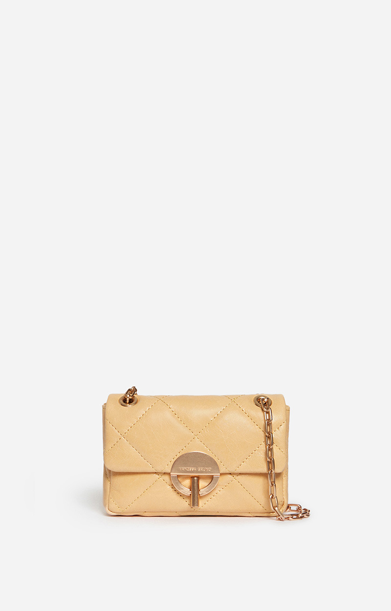 Petit Sac Moon En Cuir En Coton Et Lin Mélangé