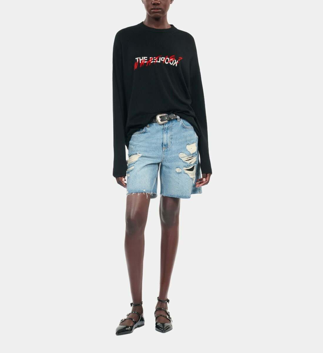 Pull What Is En Laine Noir Femme