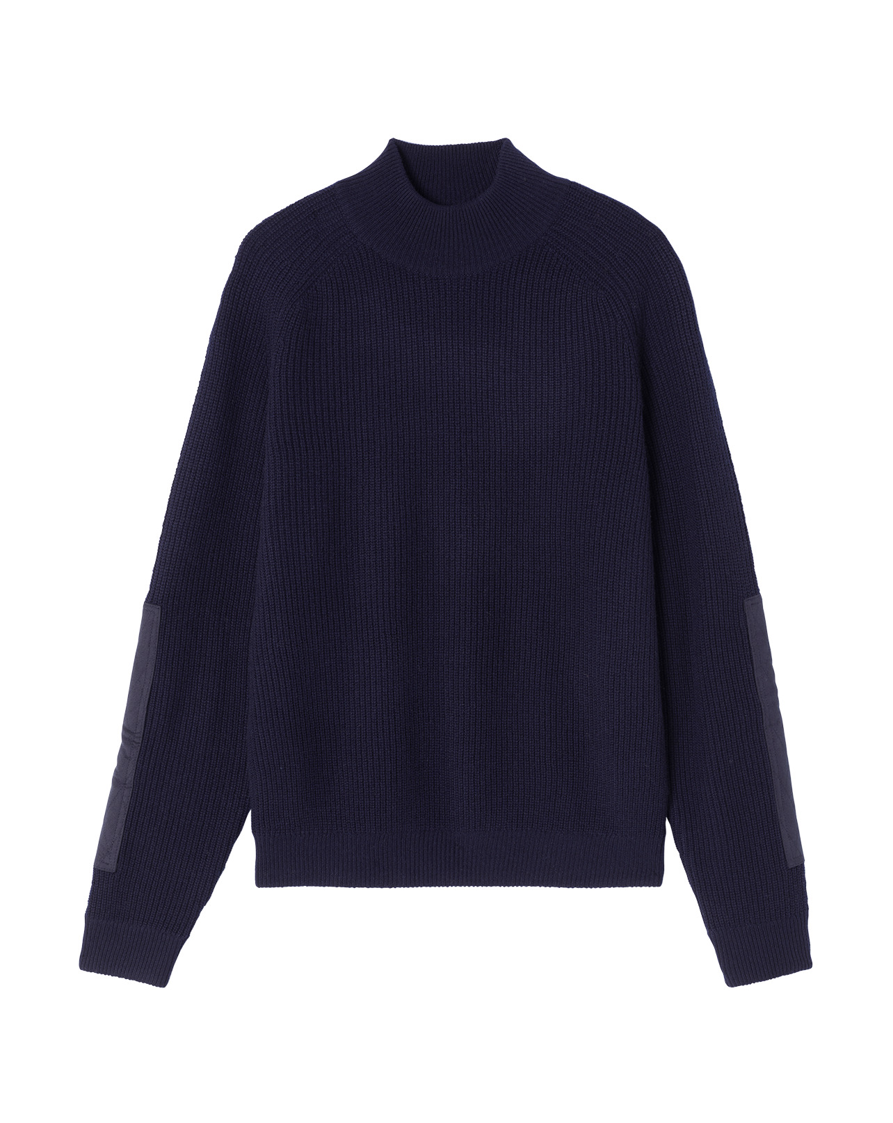 Col montant effet daim - Homme - MARINE