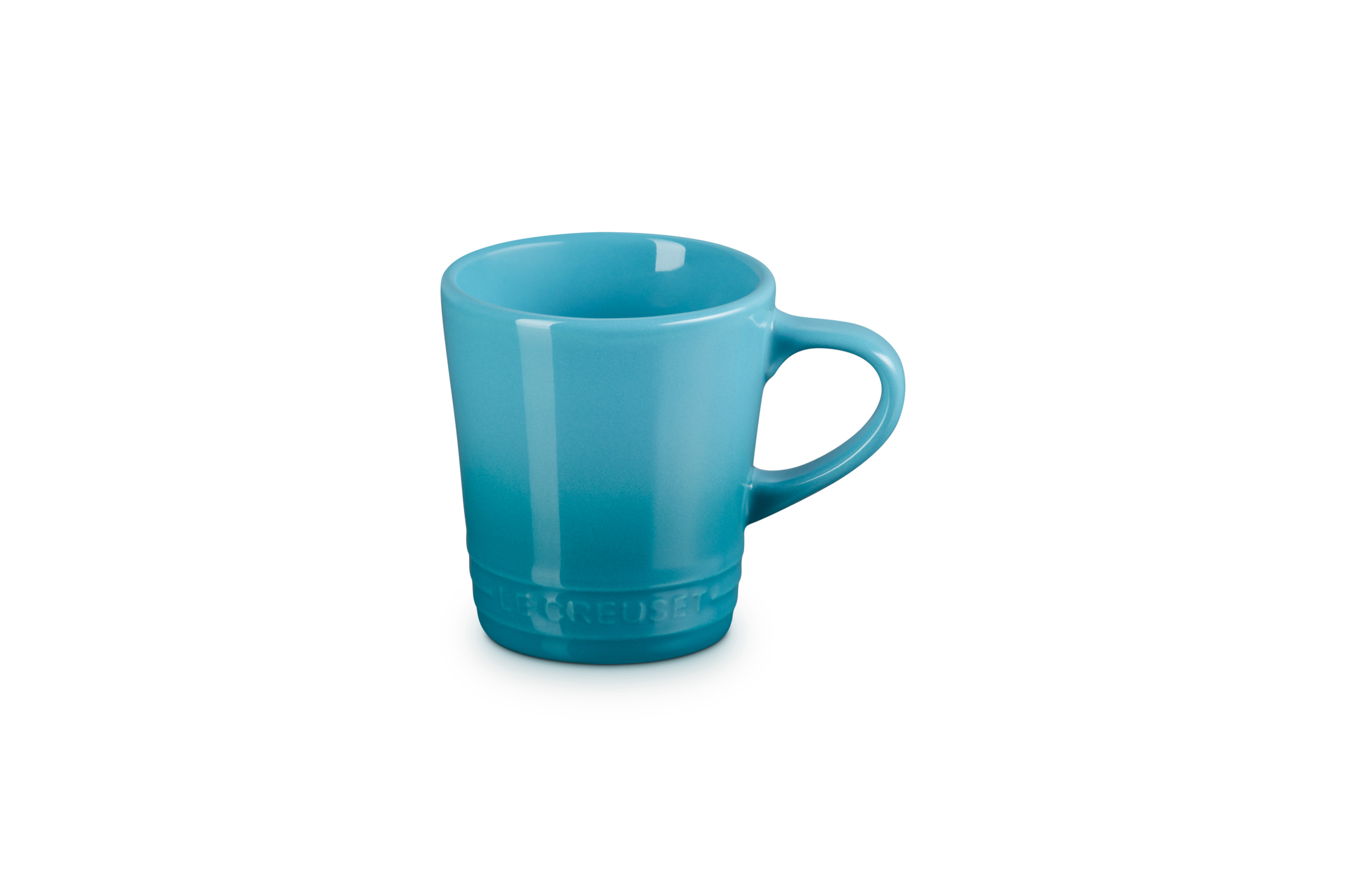 Tasse espresso V 100ml en céramique bleu caraïbes
