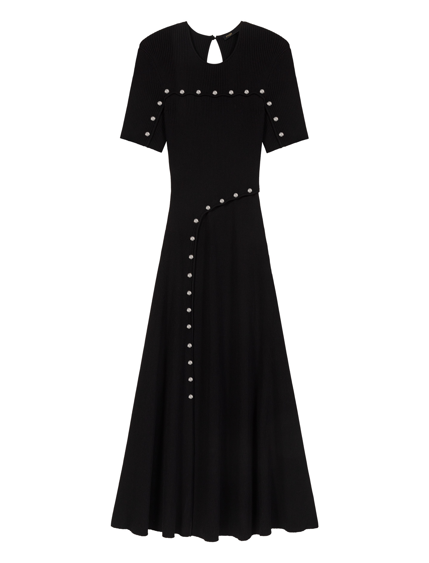 Robe longue en maille