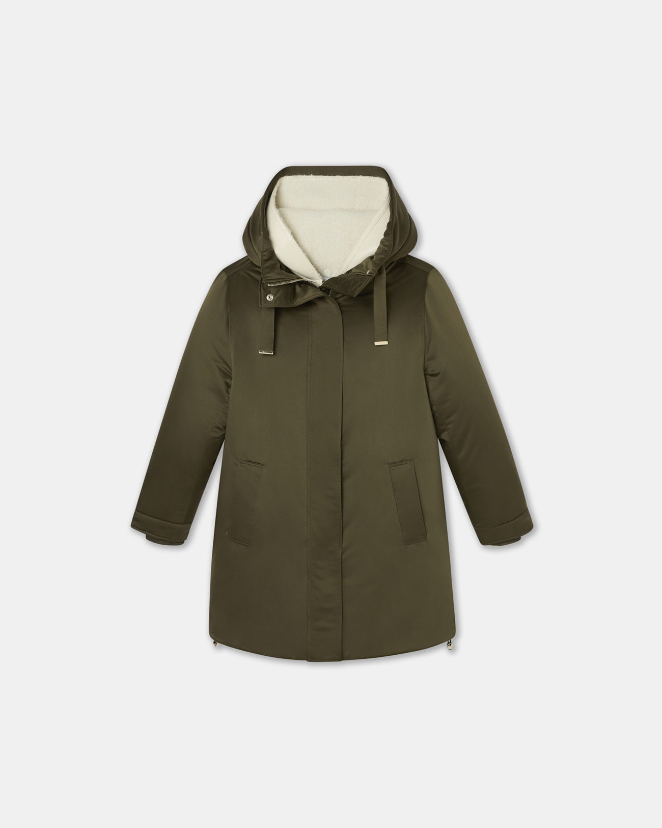 Parka Pemafur Kaki en Polyethylene