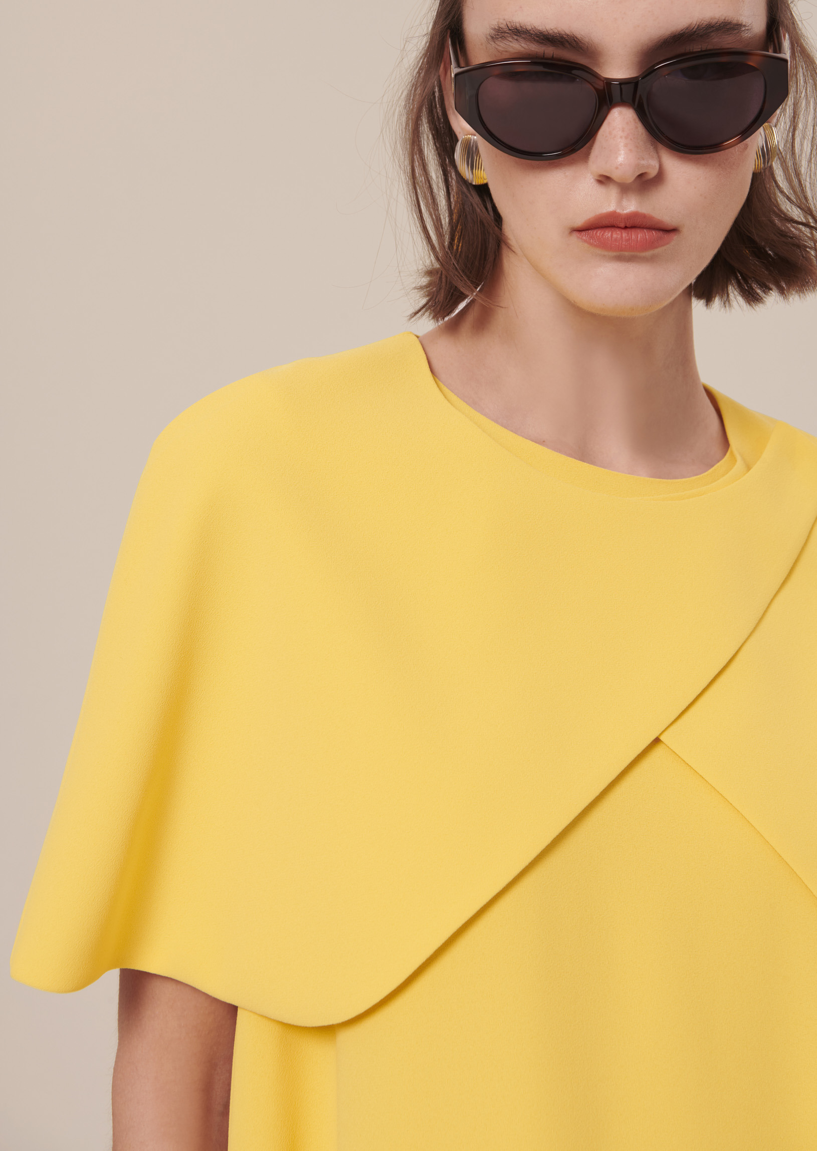 Cape Valentina-Jaune en Polyester