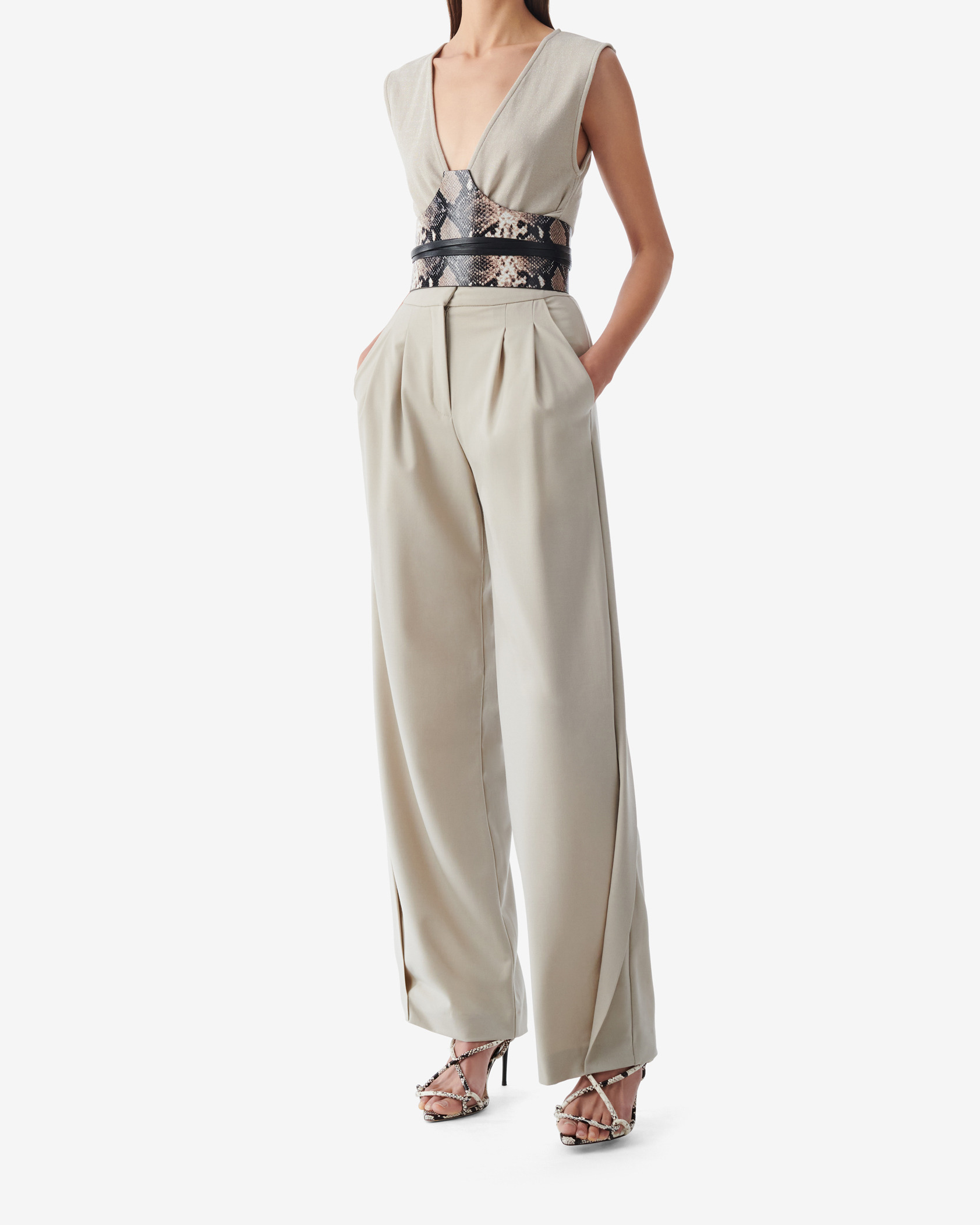 Pantalon Taille Haute