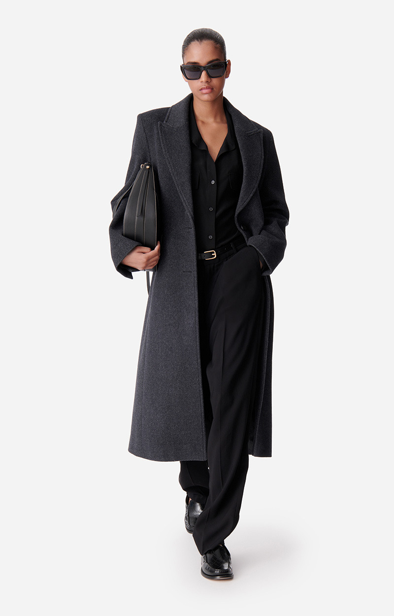 Manteau Darius En Laine Mélangée