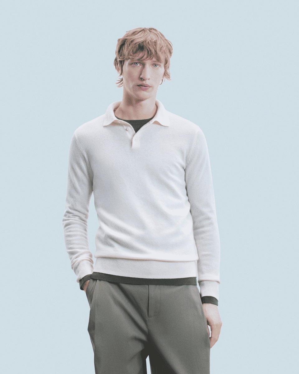 Pull Col Polo Basique