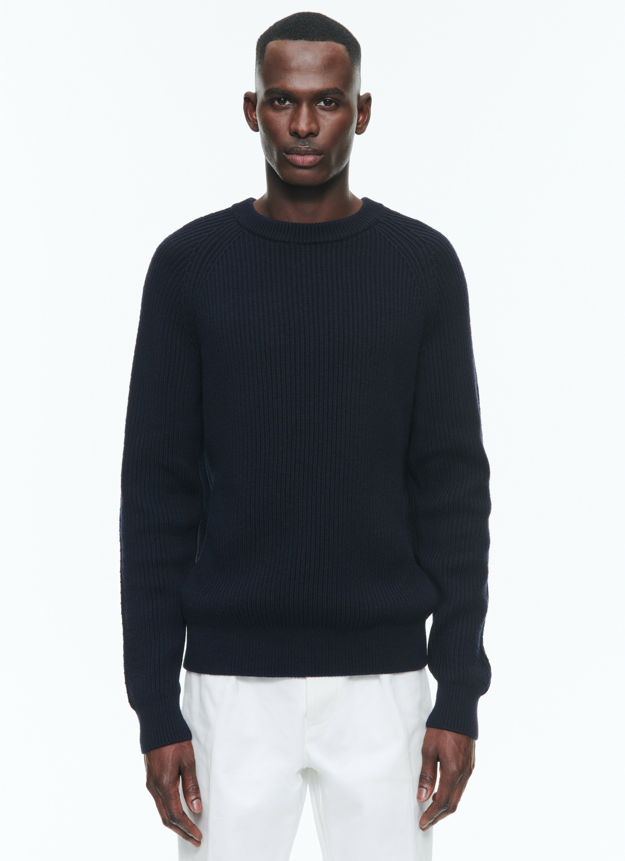 Pull en coton et laine certifiée