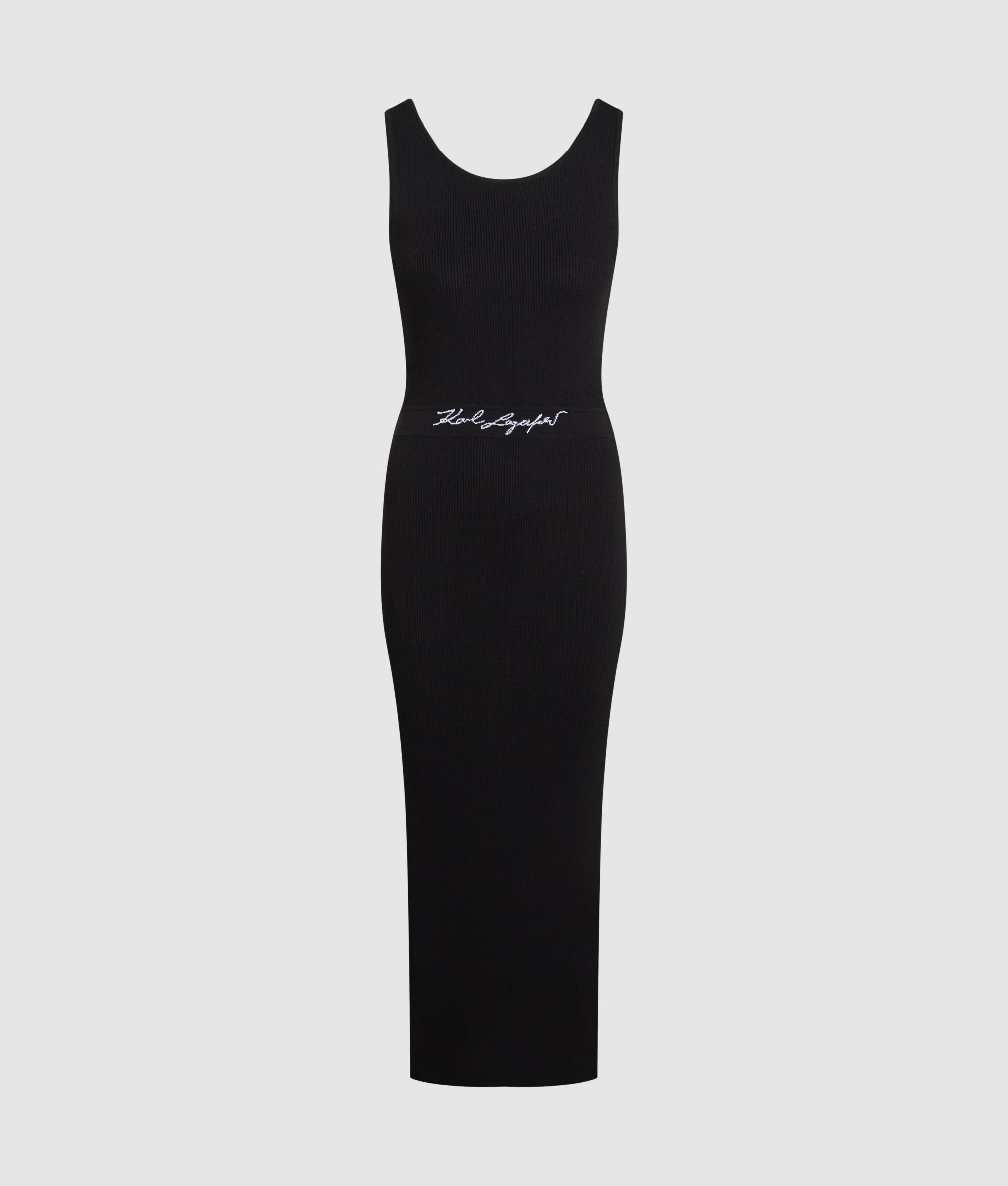 SIGNATURE LONG KNIT DRESS