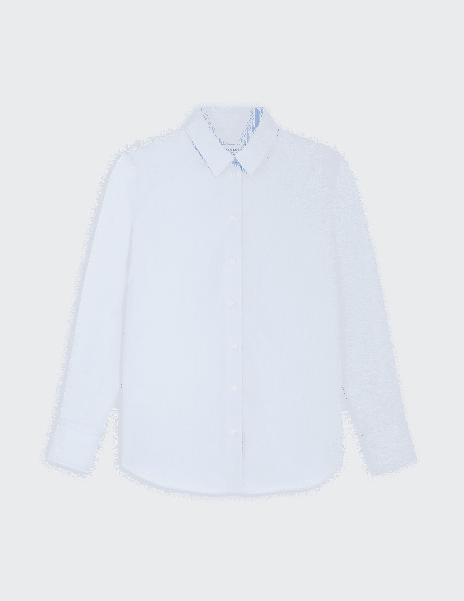 Chemise marion infroissable bleue
