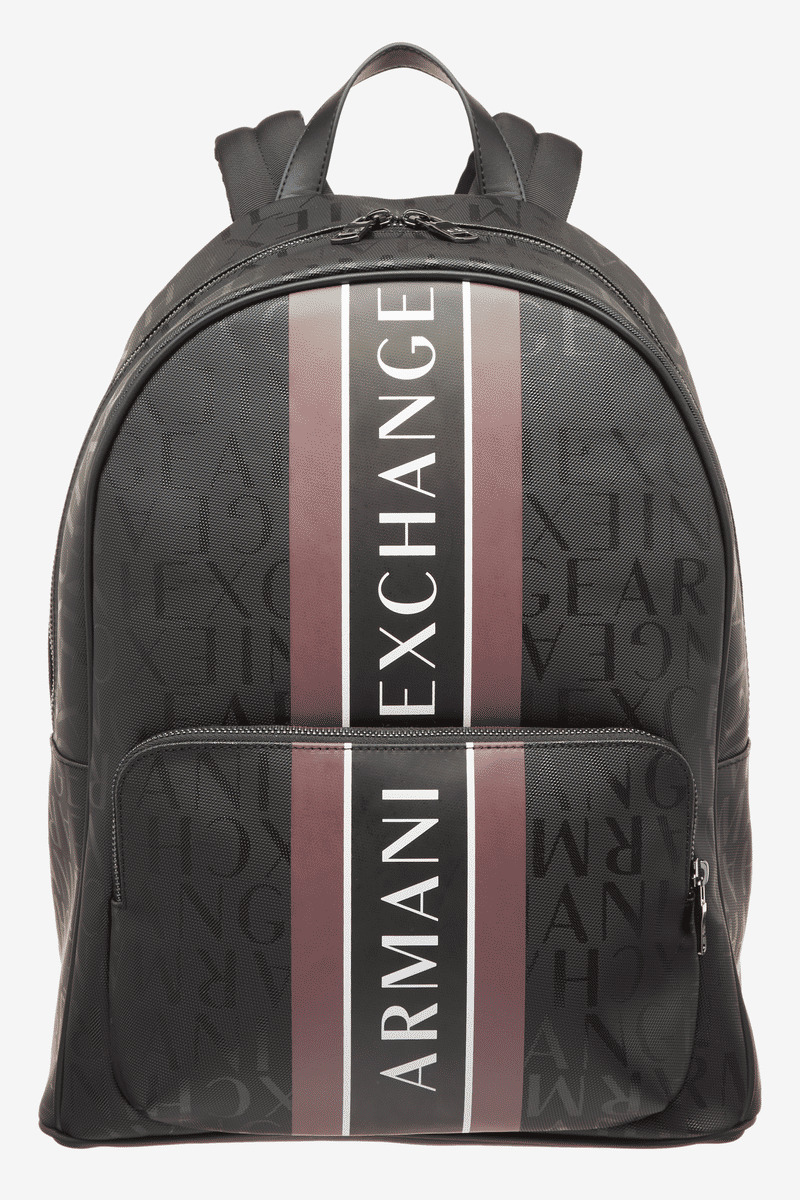 Sac À Dos Pour Homme - Noir/Vin De Vigne