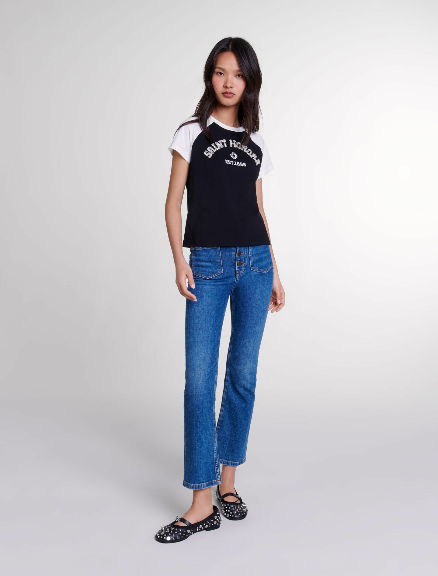 Tee-shirt Saint-Honoré à strass
