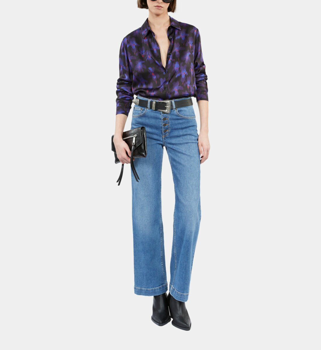 Chemise A Manches Longues Imprimee Femme