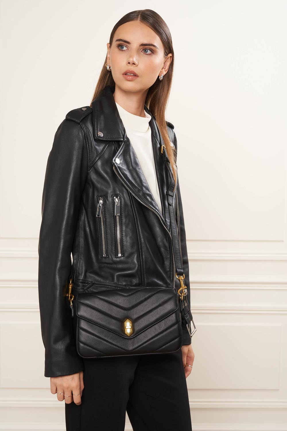 Sac trotteur A rabat avec fermoir Soft Matelassé