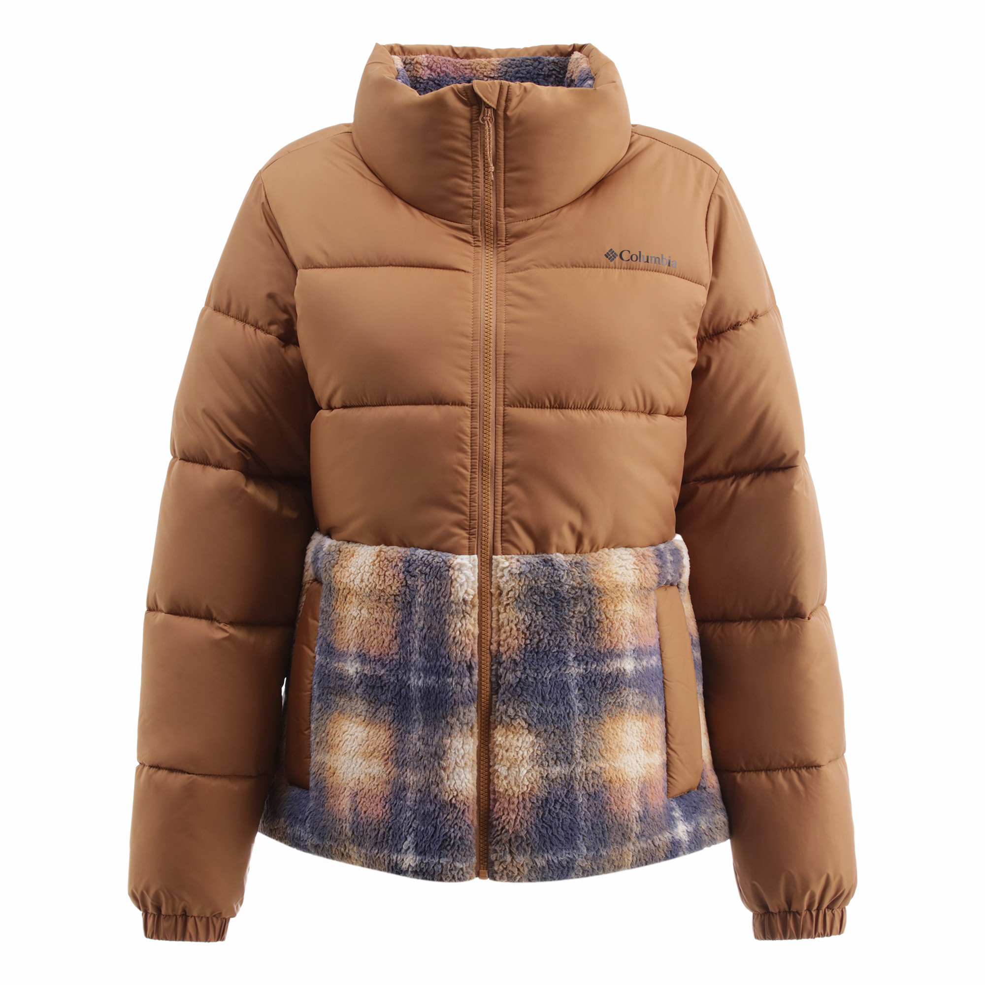 W SHADOW CLIFFS FS SHERPA HYBRID JACKET Marron