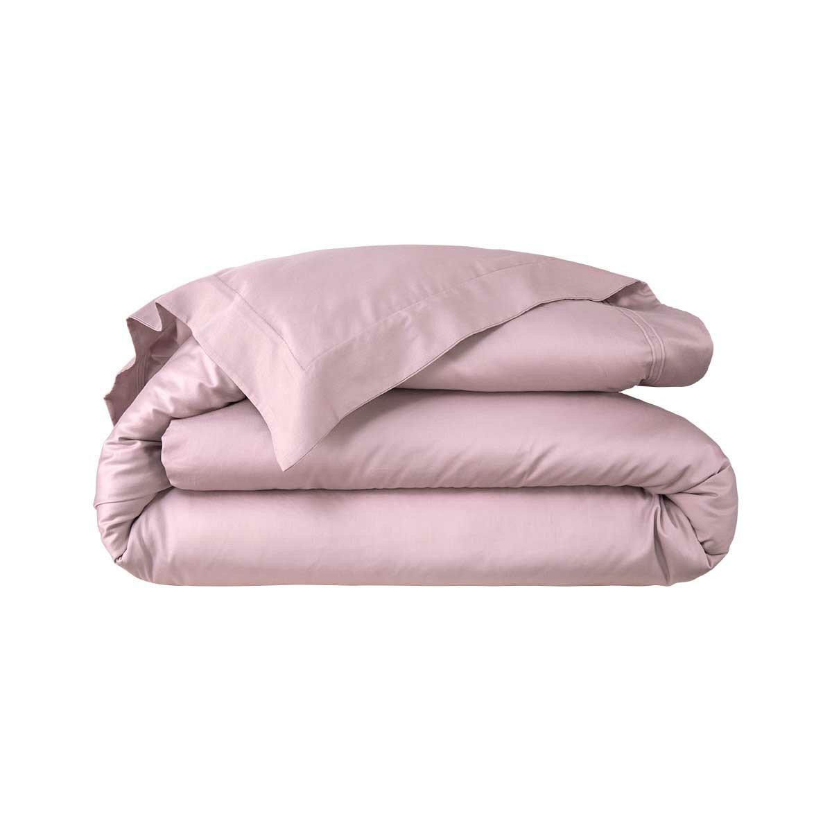 Yves Delorme - Housse de couette en satin marron, Triomphe