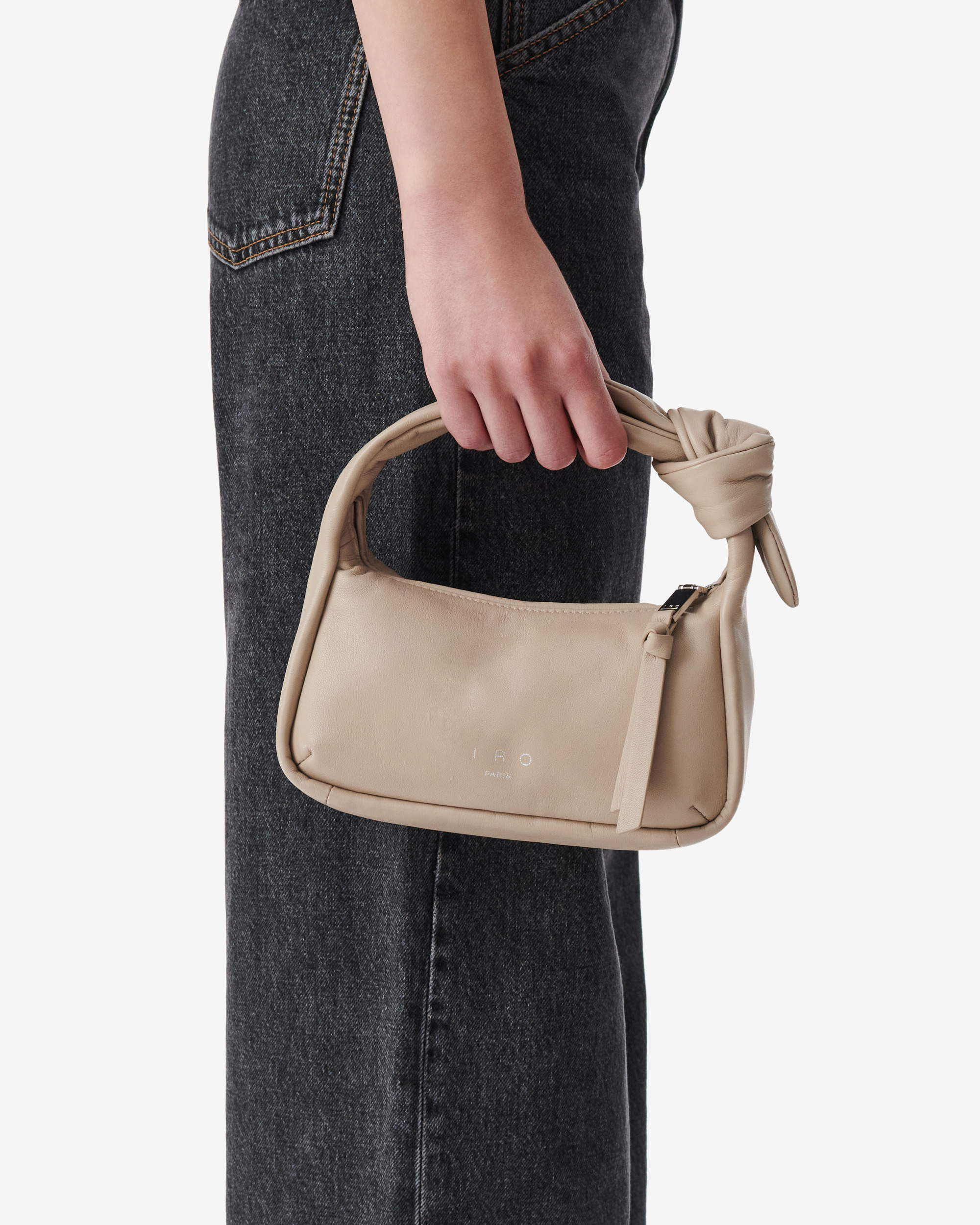 Sac En Cuir Noué Baby