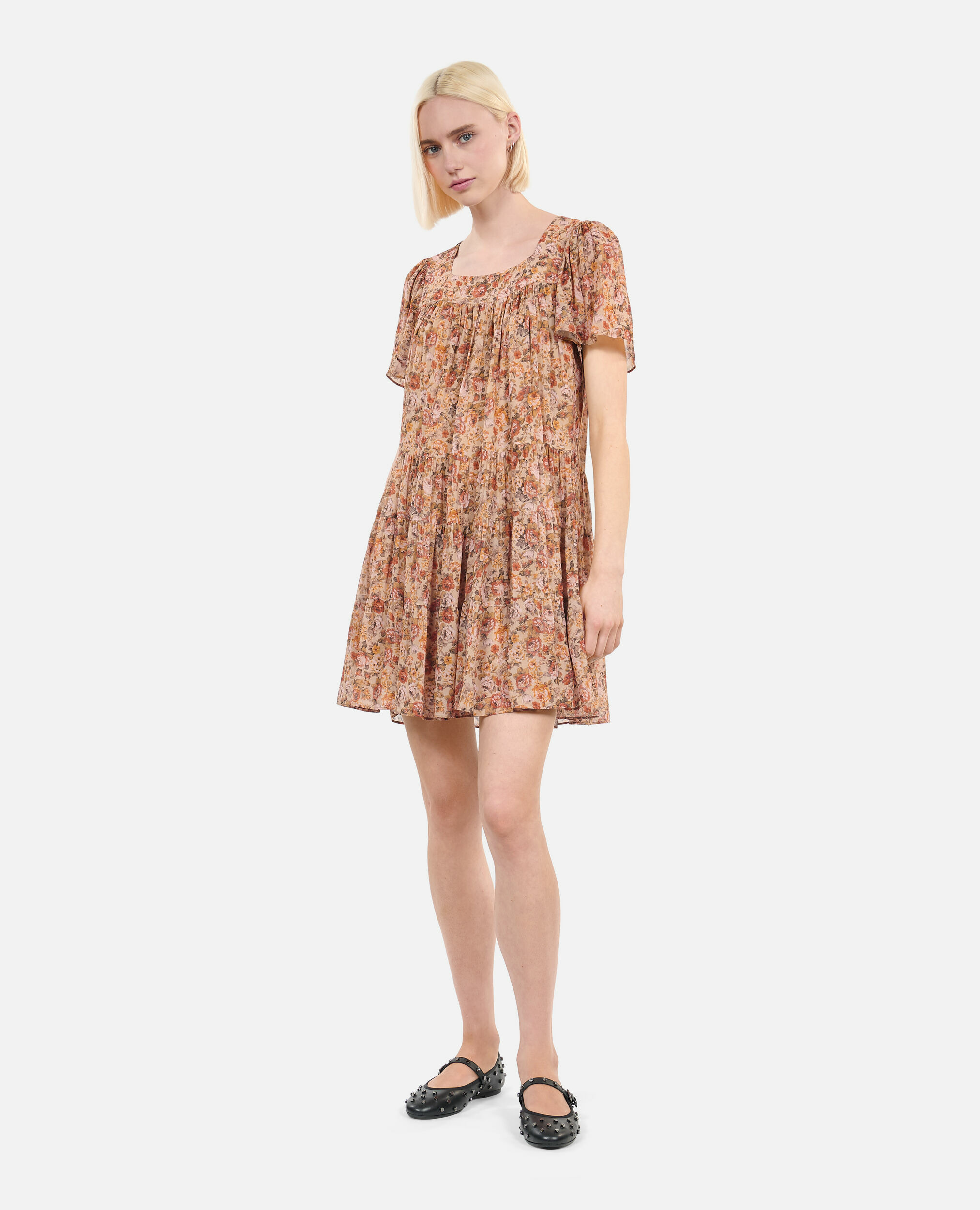 Robe Courte Imprimé Fleuri Femme