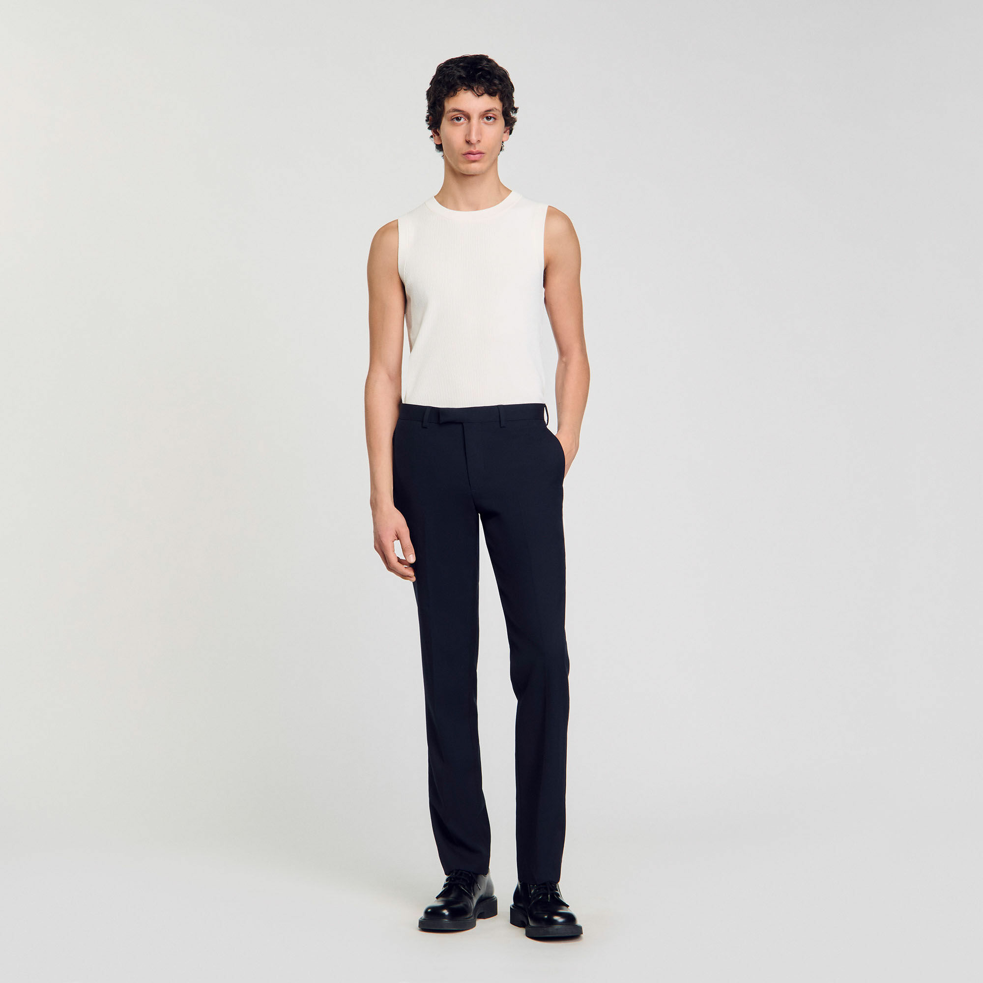 Pantalon de costume en laine