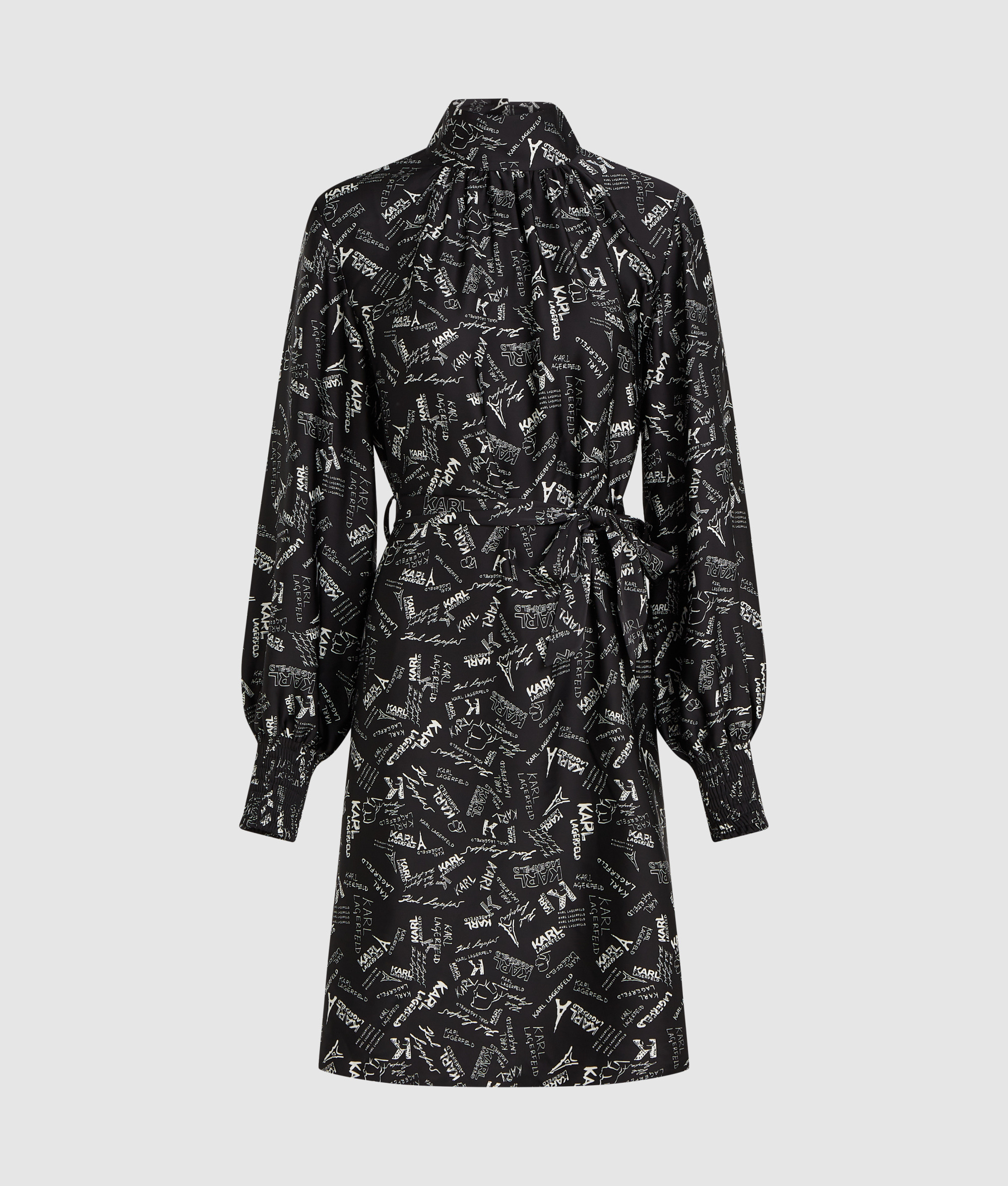 PARIS FONTS AOP DRESS