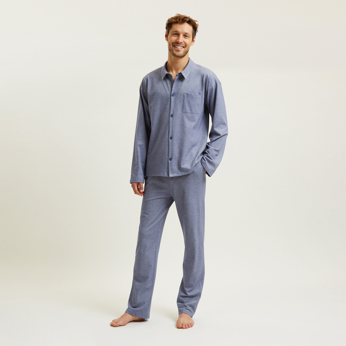 Laurence Tavernier - Pyjama en maille piquée de coton, Alonissos