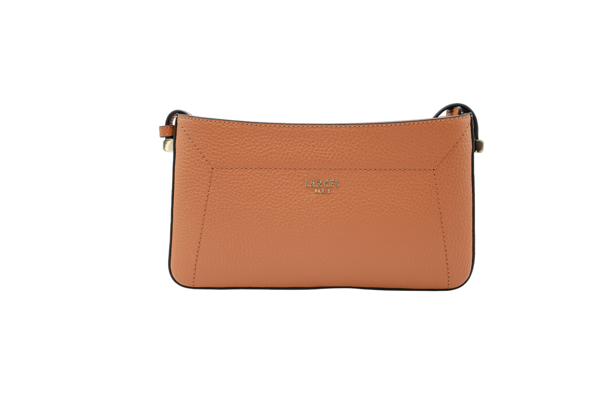 Lettrine De Lancel - Mini sac zippé - Camel