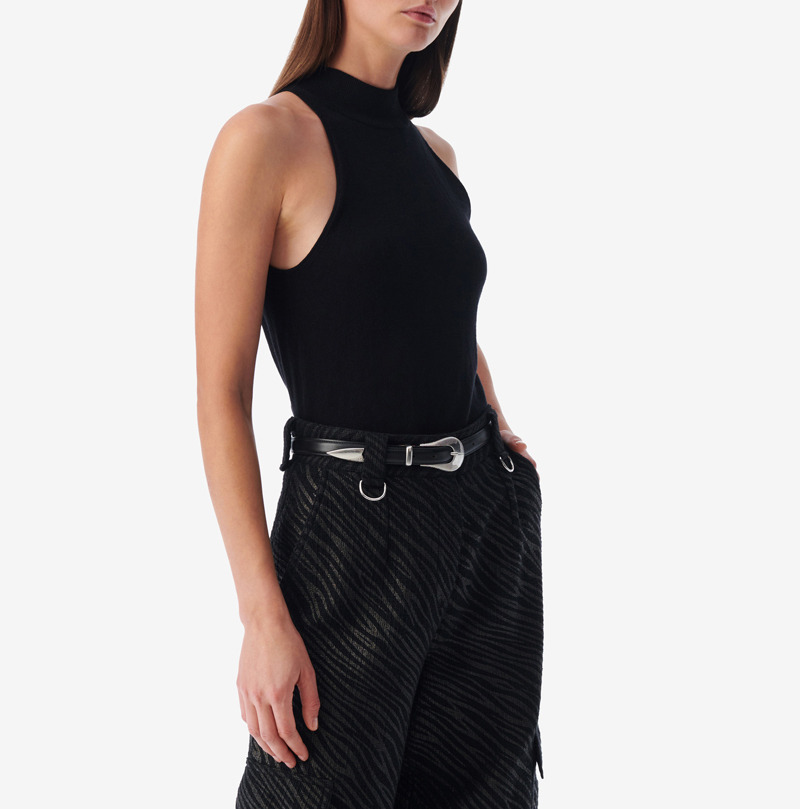 Pull Sans Manche Col Montant Maewa