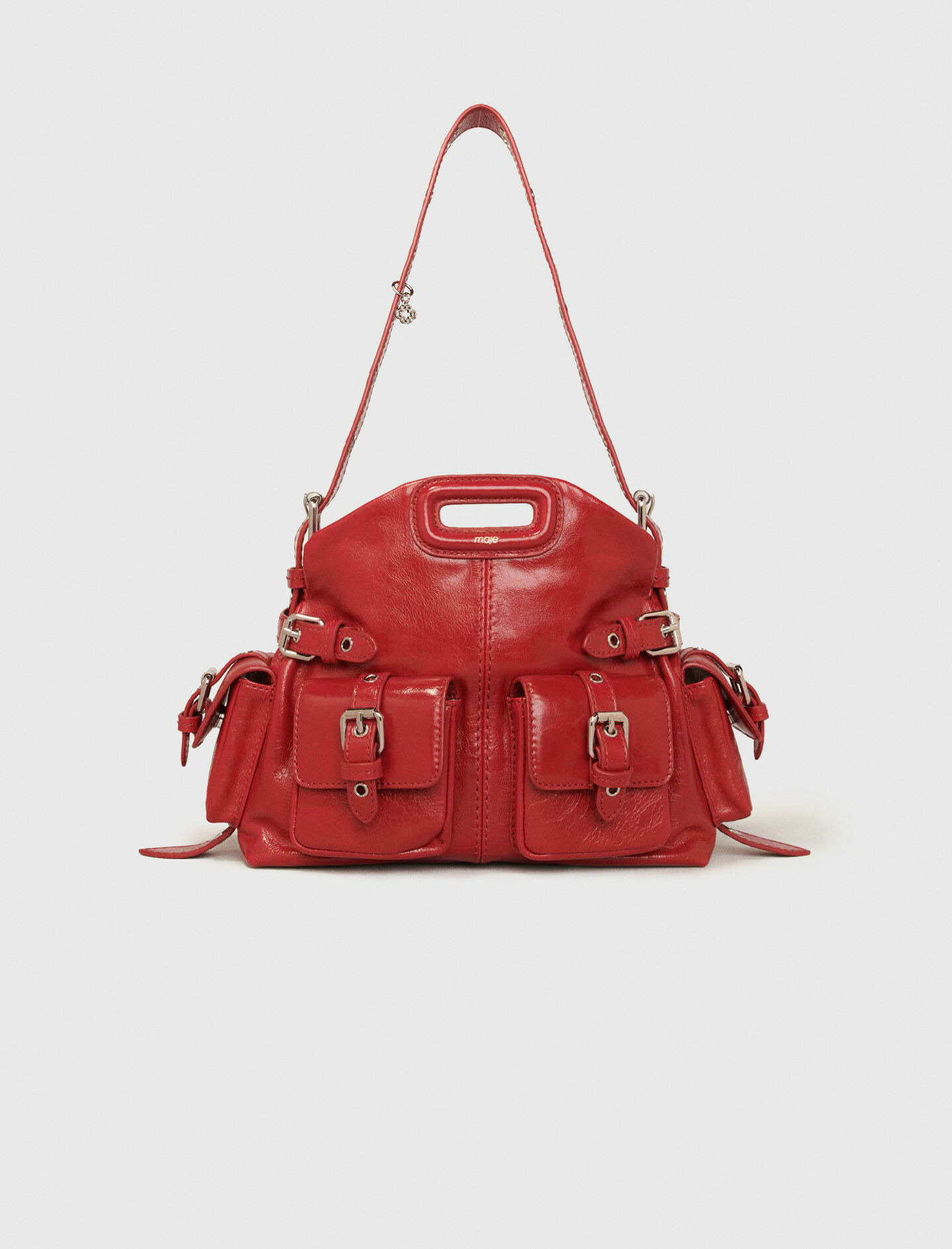 Sac Miss M Mini cargo en cuir usé