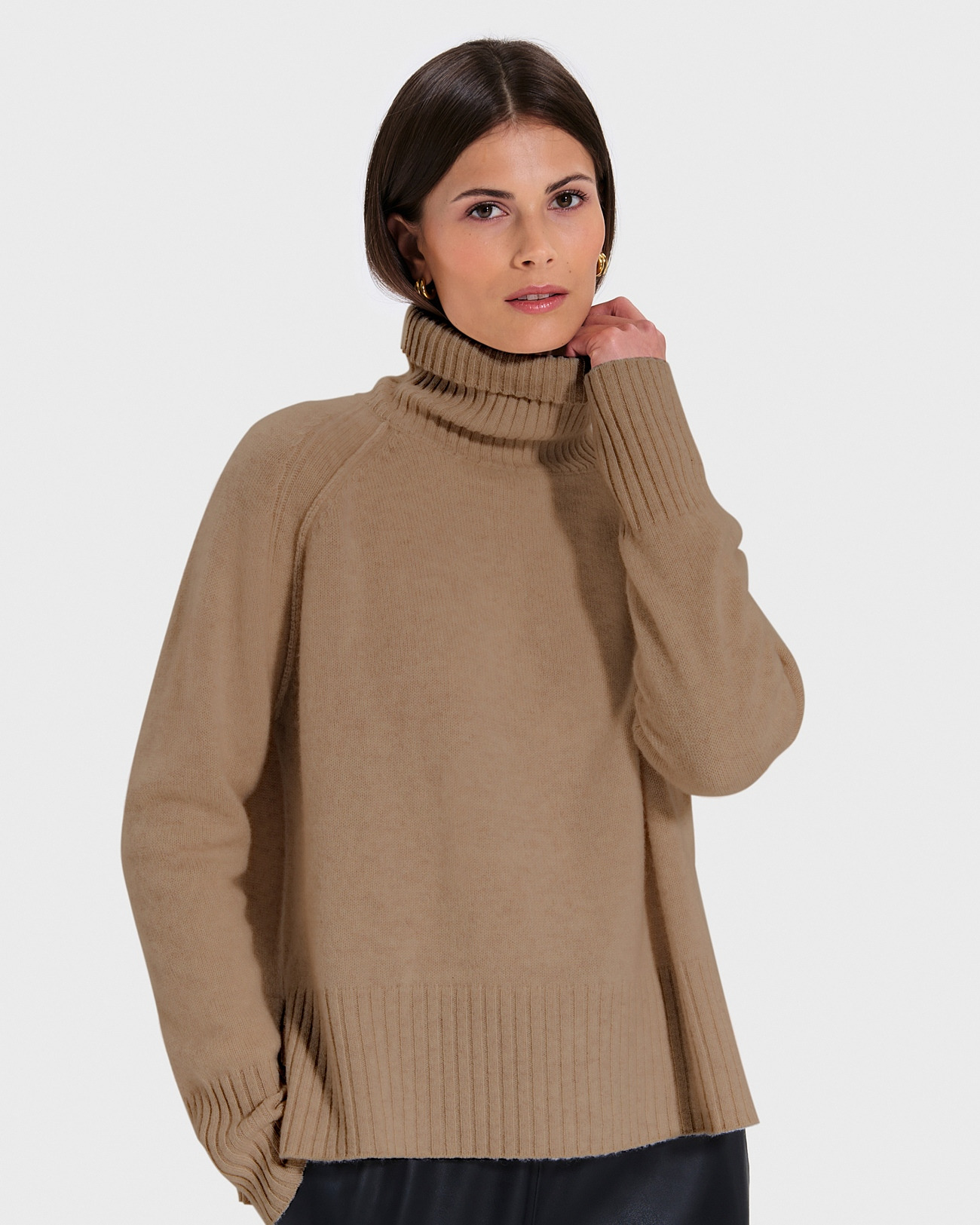 Pull Nefeli Camel en CACHEMIRE
