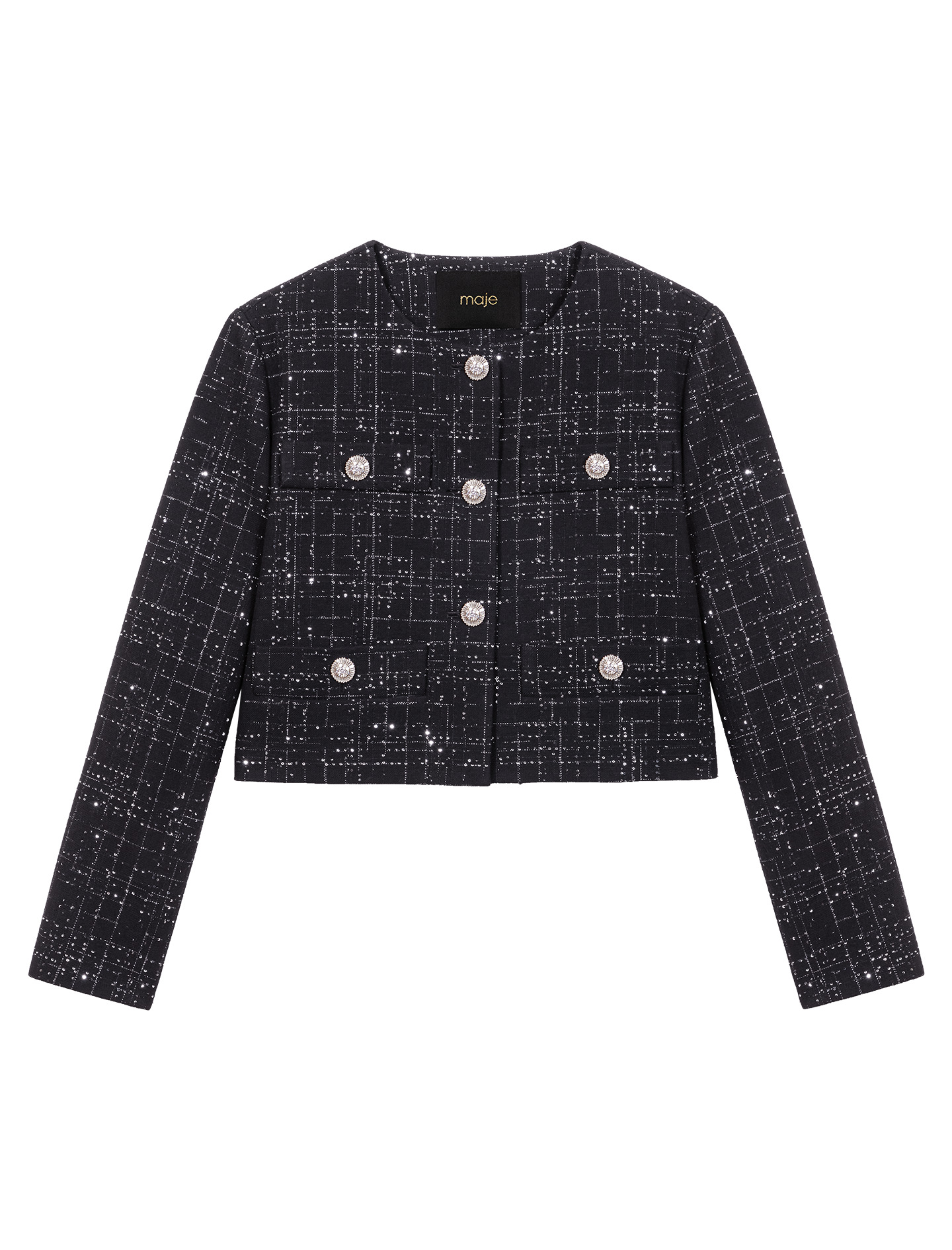 Veste courte en tweed