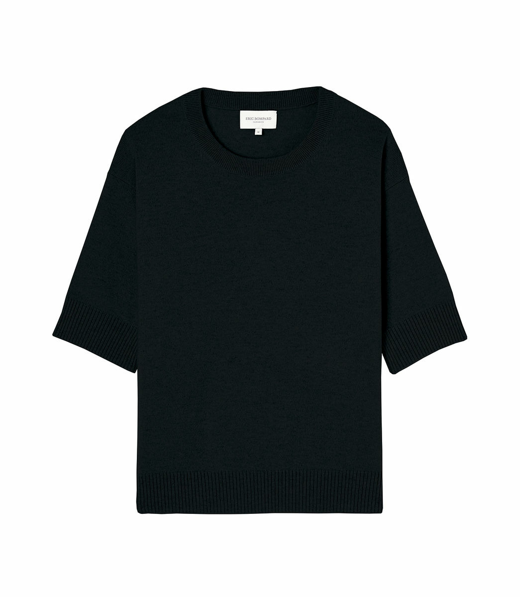 Maxi ras de cou manches courtes contemporain - Femme - NOIR
